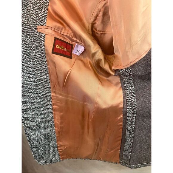 Vintage 1960s 1970s Men’s Polyester Suit Sport Coat 42 Chest - Picture 9 of 10